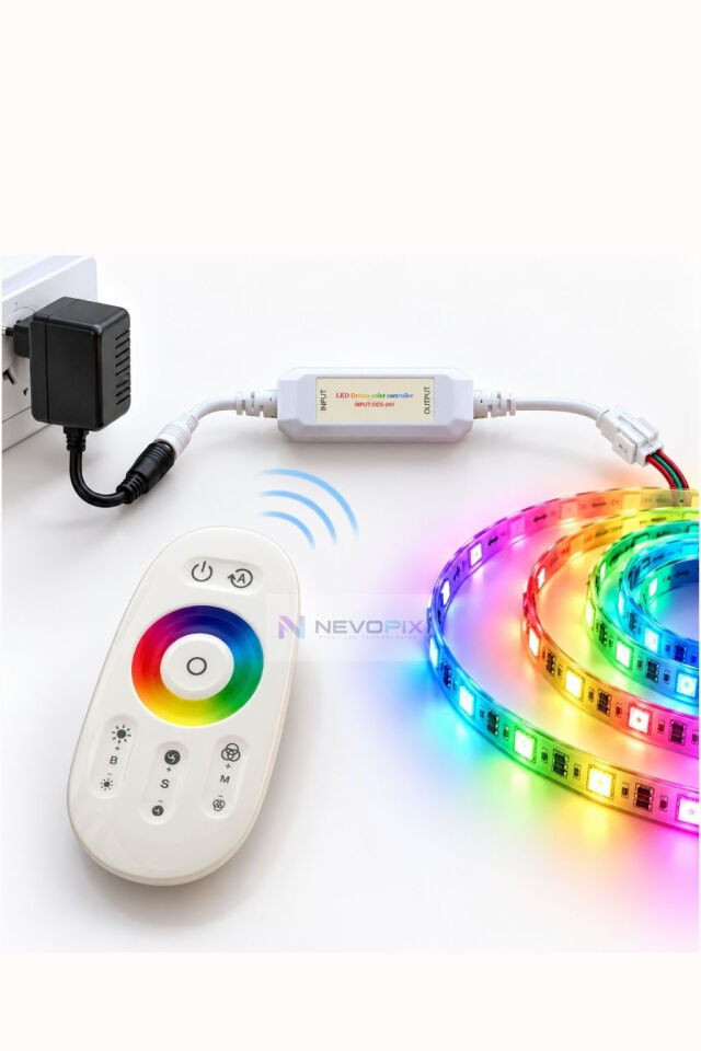 5–24V RF Dokunmatik Kumandalı RGB Pixel LED Kontrol Cihazı