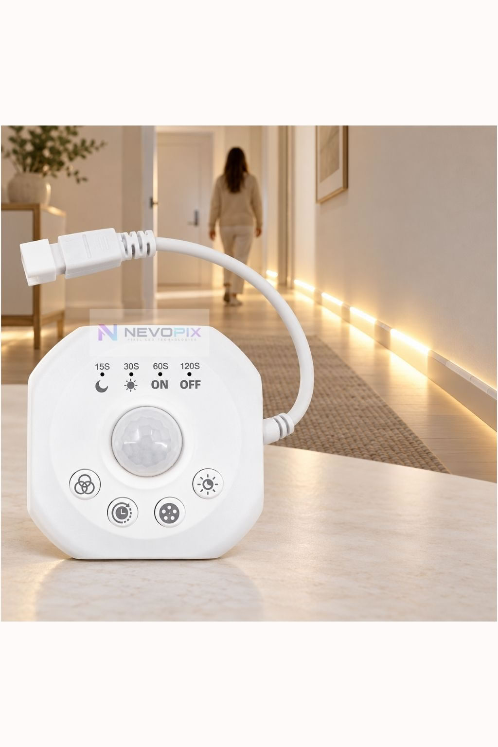 Tek Renk Pixel LED Hareket Sensörü 5-24V 2048Pixel