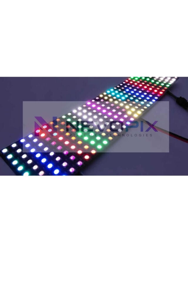 WS2812B 8x32 Esnek RGB Matrix LED Panel – 5V 256 Piksel