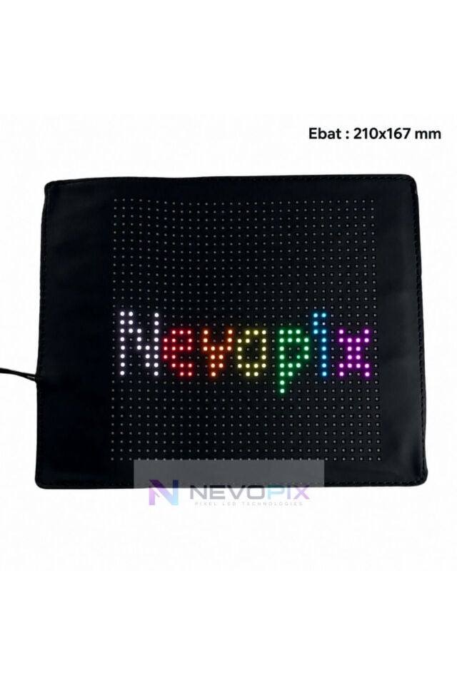 S3232 Bluetooth Telefon Kontrollü Esnek RGB Matrix LED Ekran – 5V, 210×167 mm
